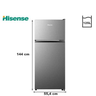 Hisense Refrigerateur Combiné – 124L – Rd-17dr4sa – Gris – 220-240v