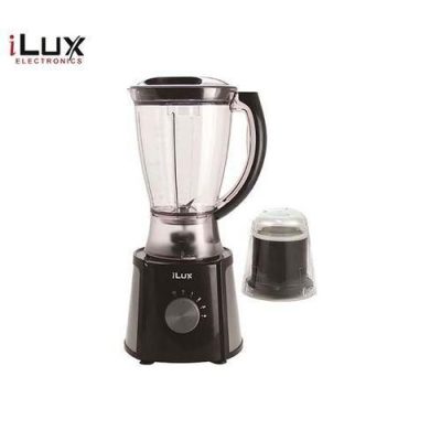 Ilux Blender & Grinder – 2 En 1- LX-315 – Bol 1.5 L – Noir