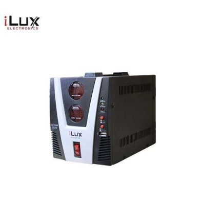 Ilux Stabilisateur Numérique 1000SV- Automatique -Noir