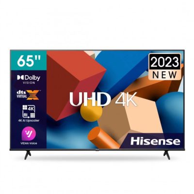 HISENSE TV LED SMART VIDAA65 » – 4K UHD – H65A6K