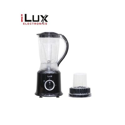 Ilux Blender & Grinder LX-2836P – 2 En 1 – 1.5 L – Noir