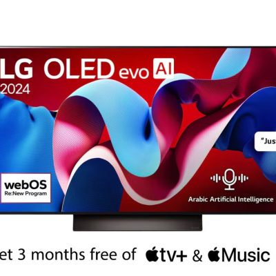 OLED83C46LA-83 pouces LG OLED evo AI C4 4K Smart TV AI Télécommande magique Dolby Vision webOS24 2024