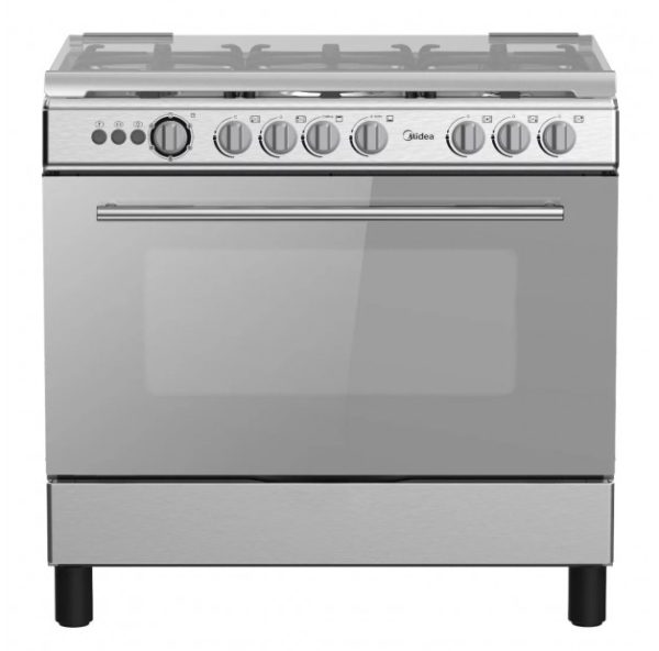 MIDEA GAZINIERE 5 FEUX ROTISSERIE- 36LMG5G027-C