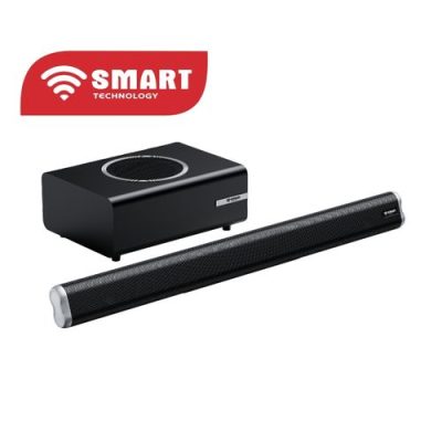 SMART TECHNOLOGY Home Cinéma (STHA-1007M)-Multimédia Bluetooth -MP3 /USB/ -Noir